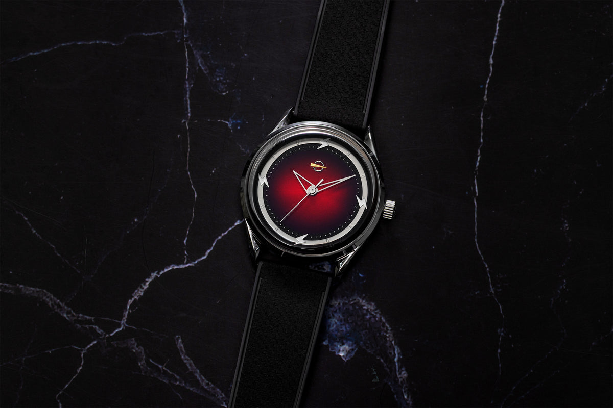 The ELECTRA Manhattan collection laid out on black marble